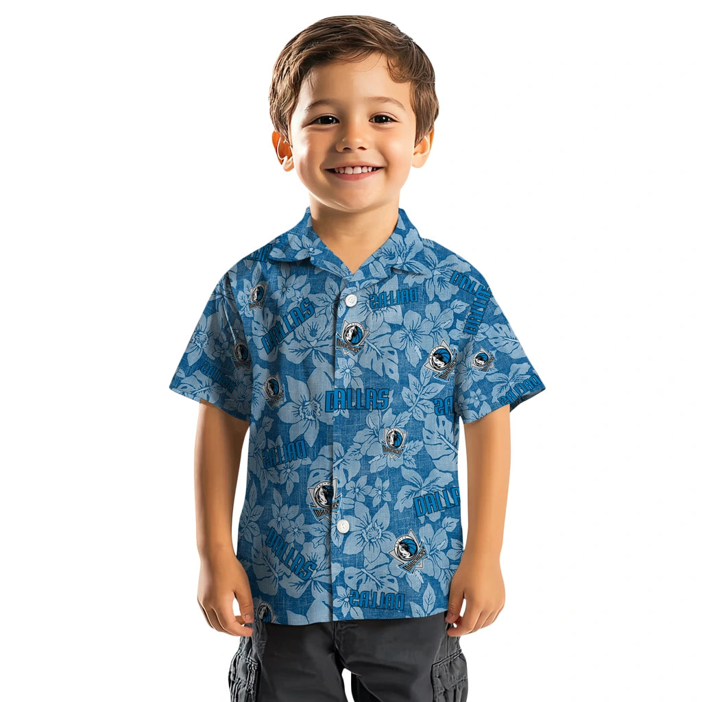 Dallas Mavericks Hawaiian Shirt - Hibiscus Oasis | Hula Hawaiian Shirts