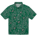 Dallas Stars Hawaiian Shirt - Leaf Outline | Hula Hawaiian Shirts