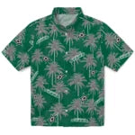 Dallas Stars Hawaiian Shirt - Palm Tree Motif | Hula Hawaiian Shirts