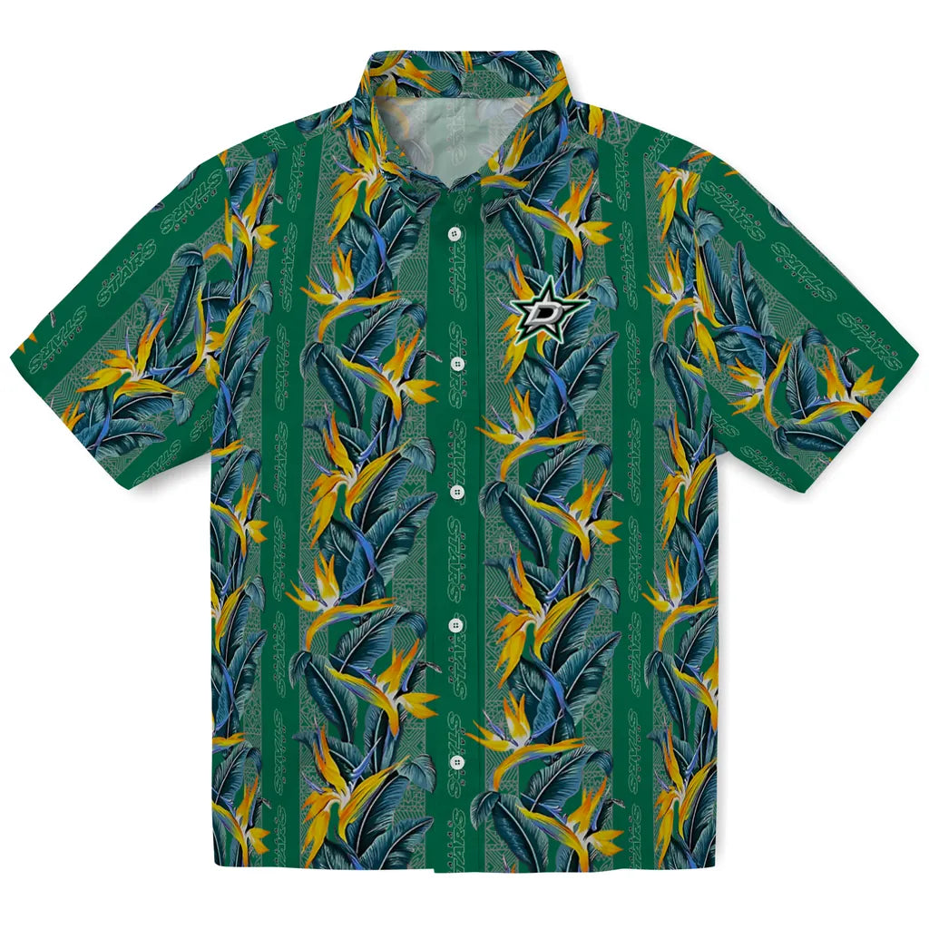 Dallas Stars Hawaiian Shirt - Paradise Vines | Hula Hawaiian Shirts
