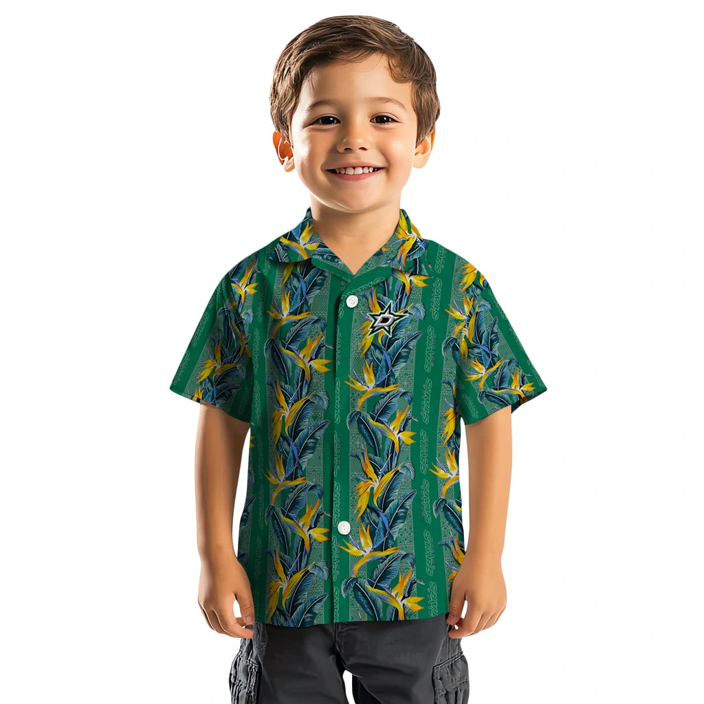 Dallas Stars Hawaiian Shirt - Paradise Vines | Hula Hawaiian Shirts