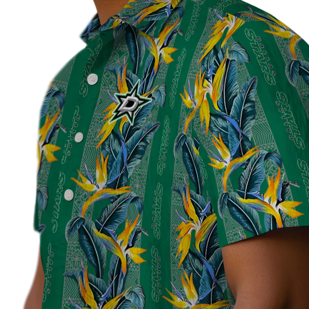 Dallas Stars Hawaiian Shirt - Paradise Vines | Hula Hawaiian Shirts
