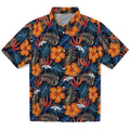 Denver Broncos Hawaiian Shirt - Hibiscus Foliage | Hula Hawaiian Shirts