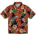 Denver Broncos Hawaiian Shirt - Hibiscus Tiki Jungle | Hula Hawaiian Shirts