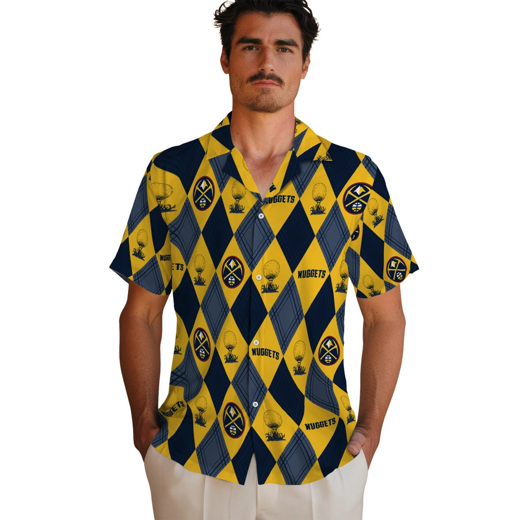 Denver Nuggets Hawaiian Shirt - Golfing Plaid | Hula Hawaiian Shirts