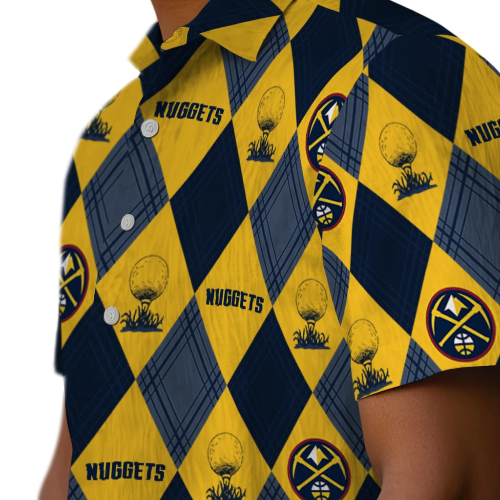 Denver Nuggets Hawaiian Shirt - Golfing Plaid | Hula Hawaiian Shirts