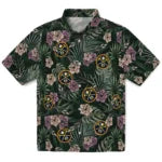 Denver Nuggets Hawaiian Shirt - Hibiscus Leaves Pattern | Hula Hawaiian Shirts