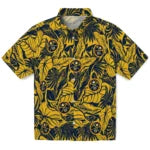 Denver Nuggets Hawaiian Shirt - Monstera Layer | Hula Hawaiian Shirts
