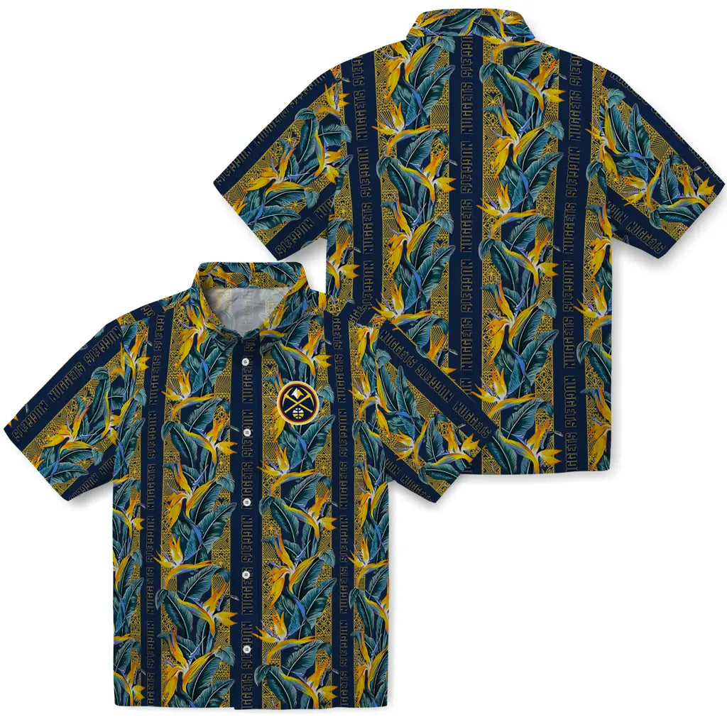 Denver Nuggets Hawaiian Shirt - Paradise Vines | Hula Hawaiian Shirts