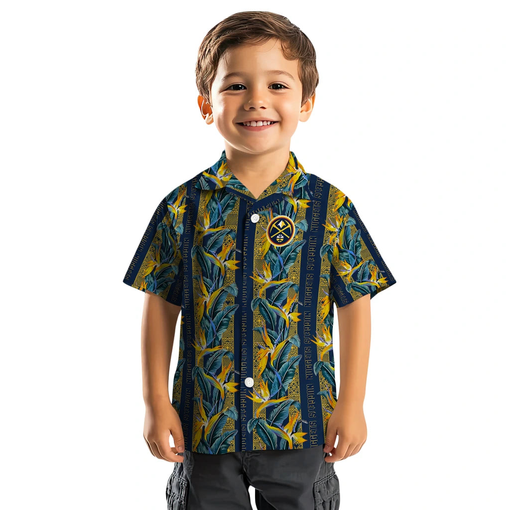 Denver Nuggets Hawaiian Shirt - Paradise Vines | Hula Hawaiian Shirts