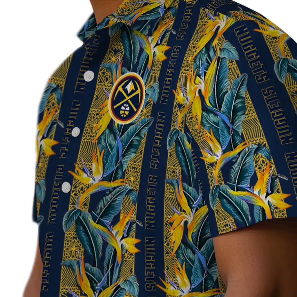 Denver Nuggets Hawaiian Shirt - Paradise Vines | Hula Hawaiian Shirts