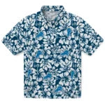 Detroit Lions Hawaiian Shirt - Hibiscus Motif | Hula Hawaiian Shirts