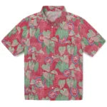 Detroit Pistons Hawaiian Shirt - Anthurium Overlay | Hula Hawaiian Shirts