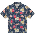 Detroit Pistons Hawaiian Shirt - Flamingo Hibiscus | Hula Hawaiian Shirts