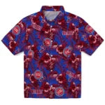 Detroit Pistons Hawaiian Shirt - Hibiscus Exotic | Hula Hawaiian Shirts
