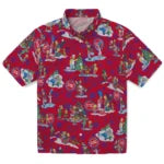 Detroit Pistons Hawaiian Shirt - Simpsons Christmas | Hula Hawaiian Shirts