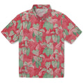 Detroit Red Wings Hawaiian Shirt - Anthurium Overlay | Hula Hawaiian Shirts