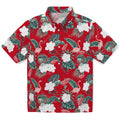 Detroit Red Wings Hawaiian Shirt - Flamingo and Hibiscus | Hula Hawaiian Shirts