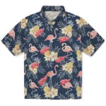 Detroit Red Wings Hawaiian Shirt - Flamingo Hibiscus | Hula Hawaiian Shirts