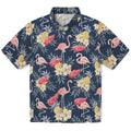 Detroit Red Wings Hawaiian Shirt - Flamingo Hibiscus | Hula Hawaiian Shirts