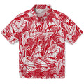 Detroit Red Wings Hawaiian Shirt - Monstera Layer | Hula Hawaiian Shirts