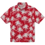 Detroit Red Wings Hawaiian Shirt - Palm Tree Motif | Hula Hawaiian Shirts