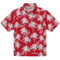 Detroit Red Wings Hawaiian Shirt - Palm Tree Motif | Hula Hawaiian Shirts