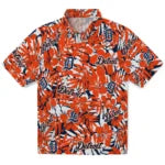 Detroit Tigers Hawaiian Shirt - Hibiscus Overlay | Hula Hawaiian Shirts