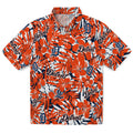 Detroit Tigers Hawaiian Shirt - Hibiscus Overlay | Hula Hawaiian Shirts