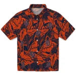 Detroit Tigers Hawaiian Shirt - Monstera Layer | Hula Hawaiian Shirts