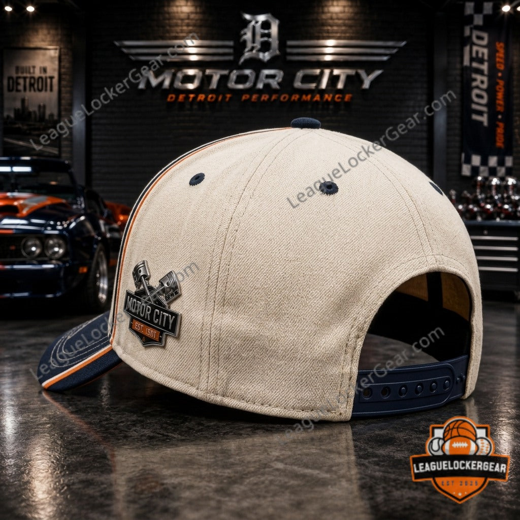 Detroit Tigers Motor City Built For Speed Automotive Custom Baseball Jersey - LeagueLockerGear