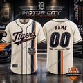 Detroit Tigers Motor City Built For Speed Automotive Custom Baseball Jersey - LeagueLockerGear