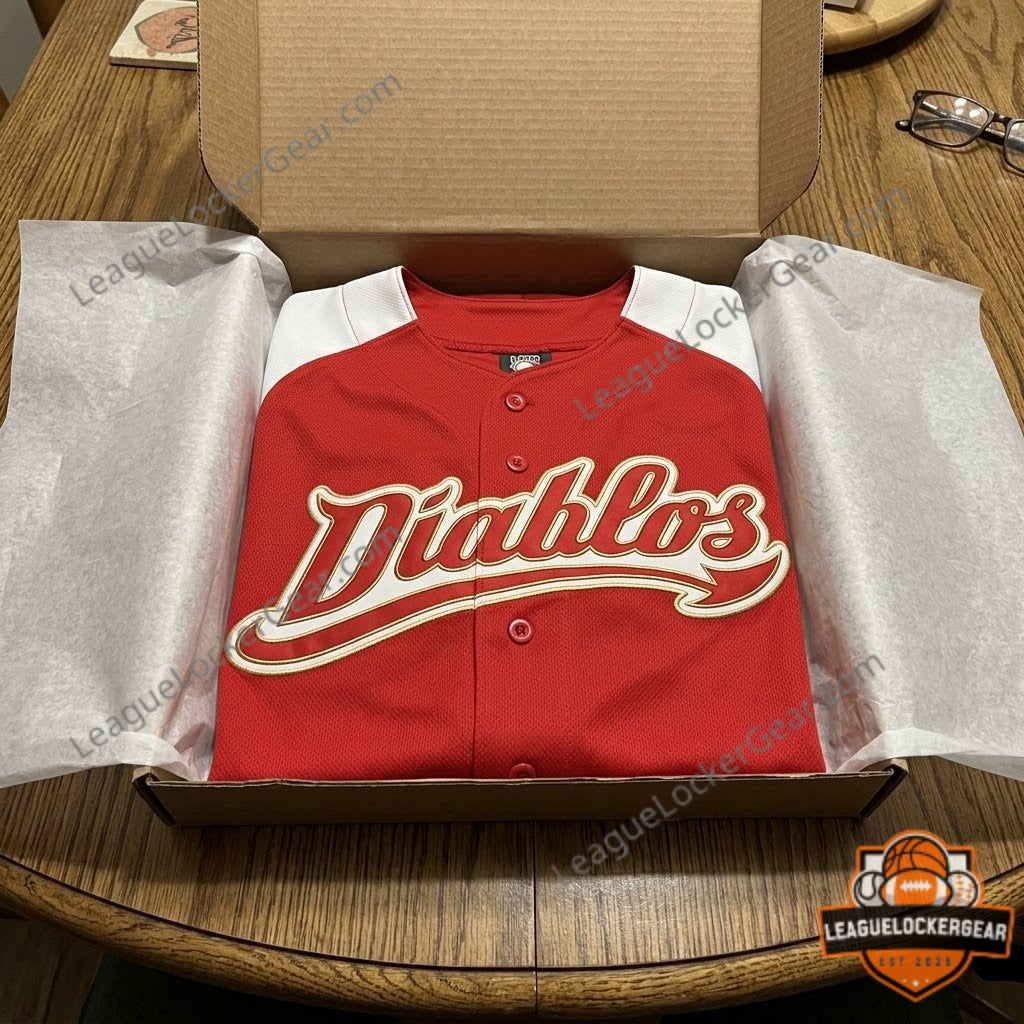 Diablos x The Rolling Stones Baseball Jersey - LeagueLockerGear