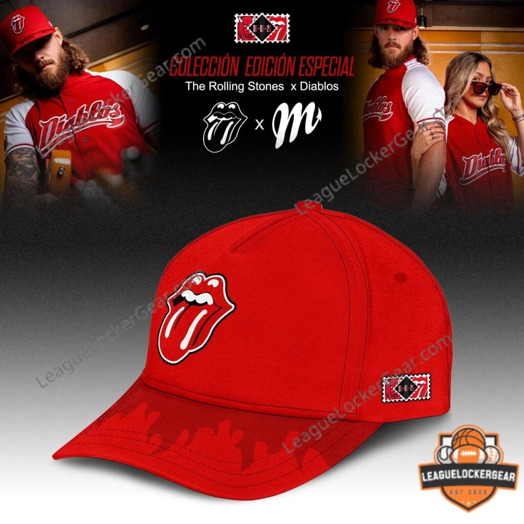 Diablos x The Rolling Stones Baseball Jersey - LeagueLockerGear