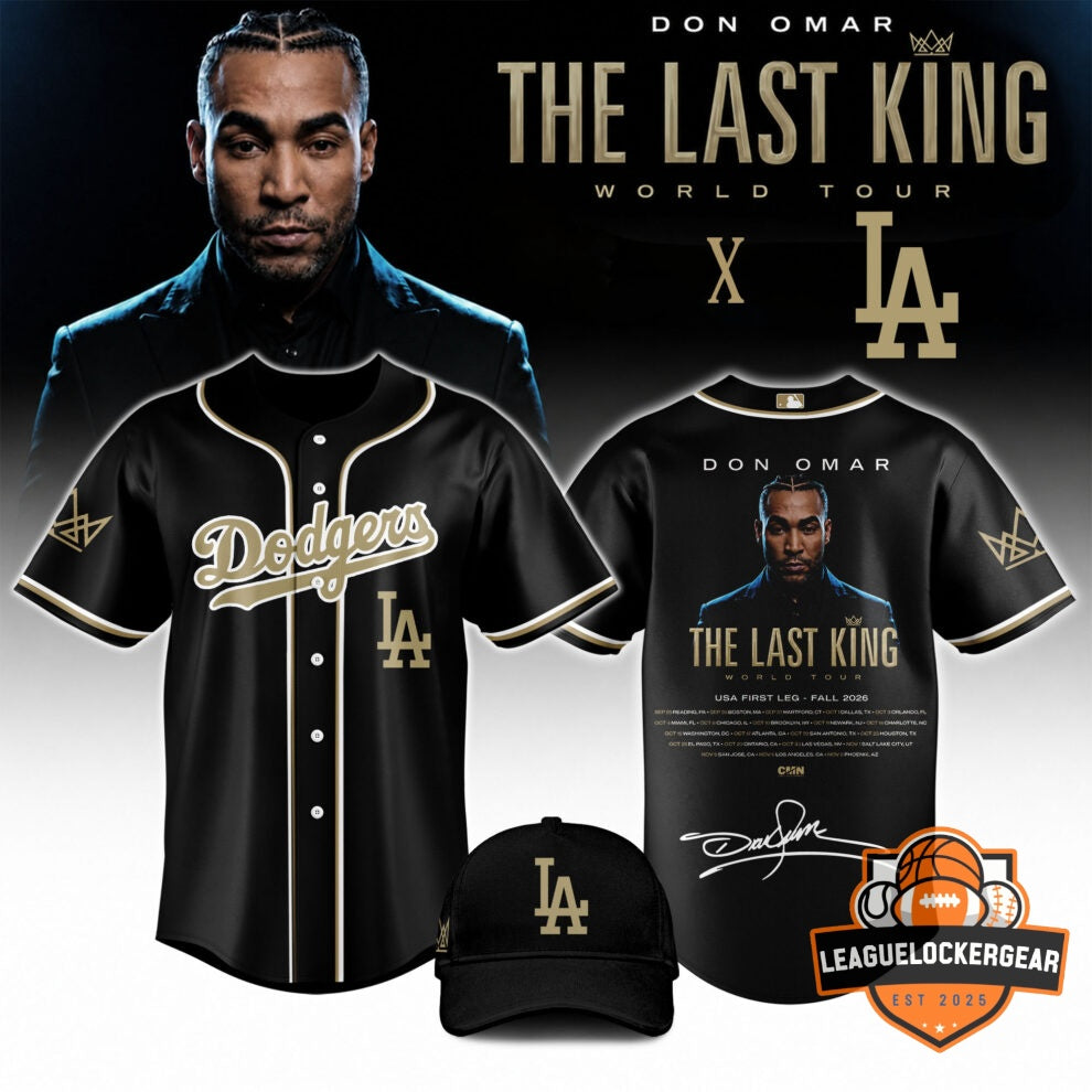 MLB x Don Omar The Last King World Tour Baseball Jersey - LeagueLockerGear