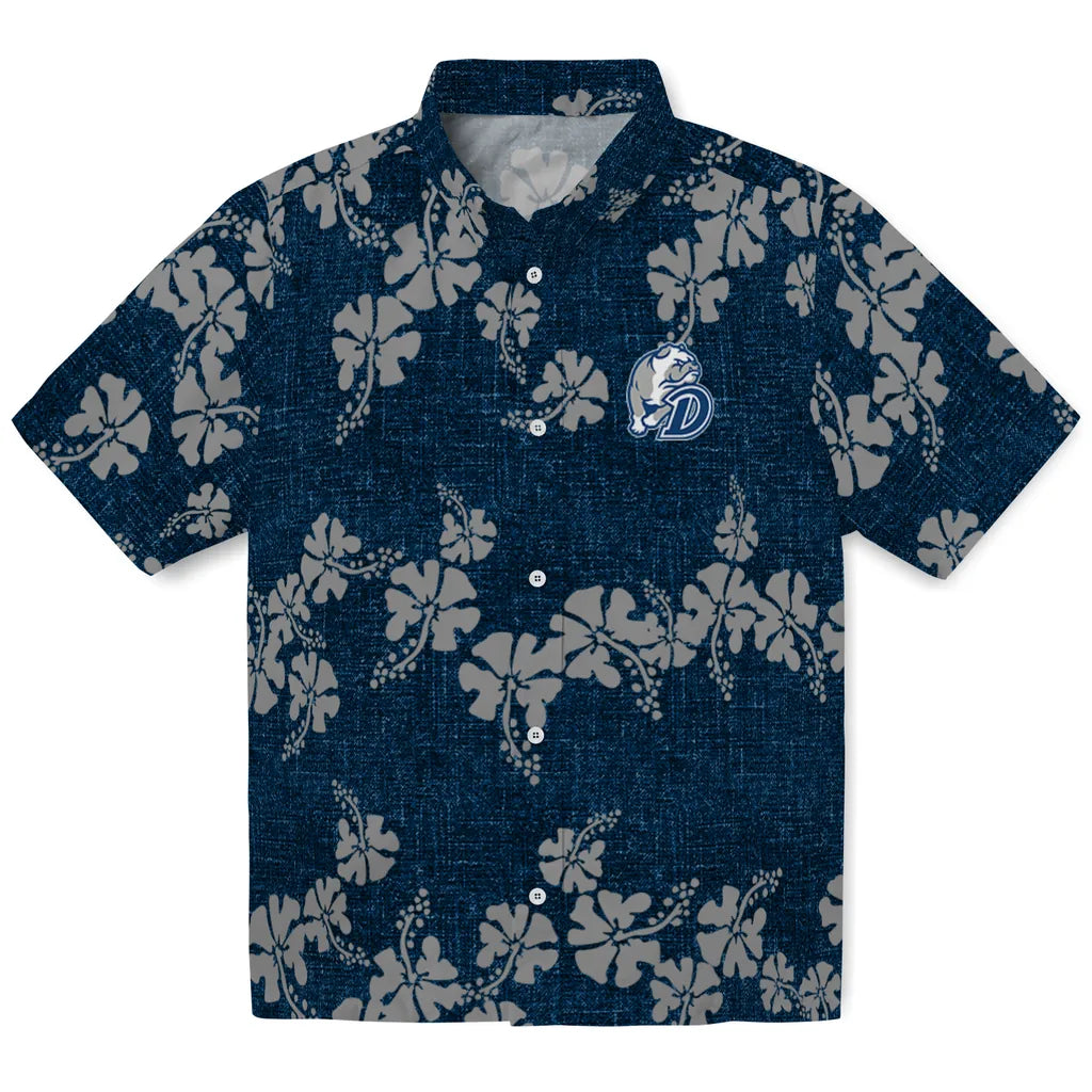 Drake Bulldogs Hawaiian Shirt - 50th State Flower | Hula Hawaiian Shirts