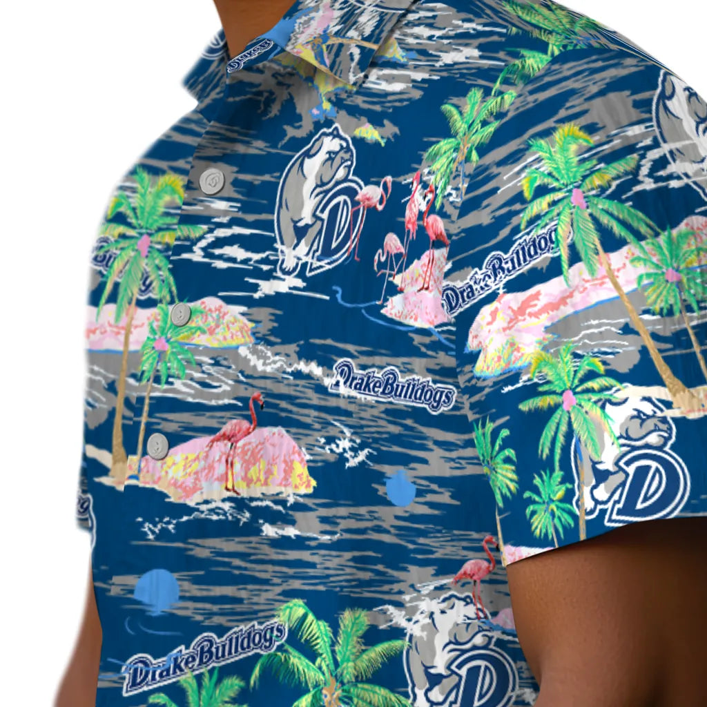 Drake Bulldogs Hawaiian Shirt - Hawaii Island | Hula Hawaiian Shirts