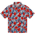 Drake Bulldogs Hawaiian Shirt - Hibiscus Fiesta | Hula Hawaiian Shirts