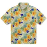 Duke Blue Devils Hawaiian Shirt - Hibiscus Mood | Hula Hawaiian Shirts