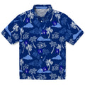 Duke Blue Devils Hawaiian Shirt - Palm And Clouds | Hula Hawaiian Shirts