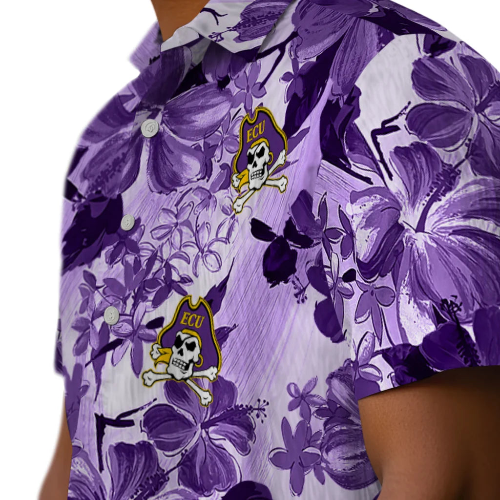 East Carolina Pirates Hawaiian Shirt - Hibiscus Arrangement | Hula Hawaiian Shirts