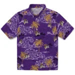 East Carolina Pirates Hawaiian Shirt - Wave Palm | Hula Hawaiian Shirts