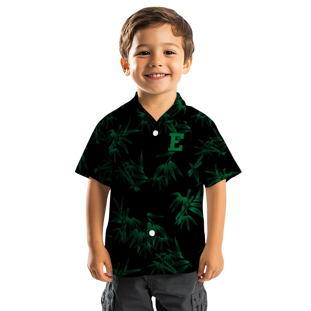 Eastern Michigan Eagles Hawaiian Shirt - Bamboo Branches | Hula Hawaiian Shirts