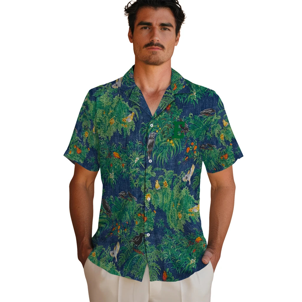 Eastern Michigan Eagles Hawaiian Shirt - Bird Canopy | Hula Hawaiian Shirts