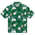 Eastern Michigan Eagles Hawaiian Shirt - Flamingo and Hibiscus | Hula Hawaiian Shirts