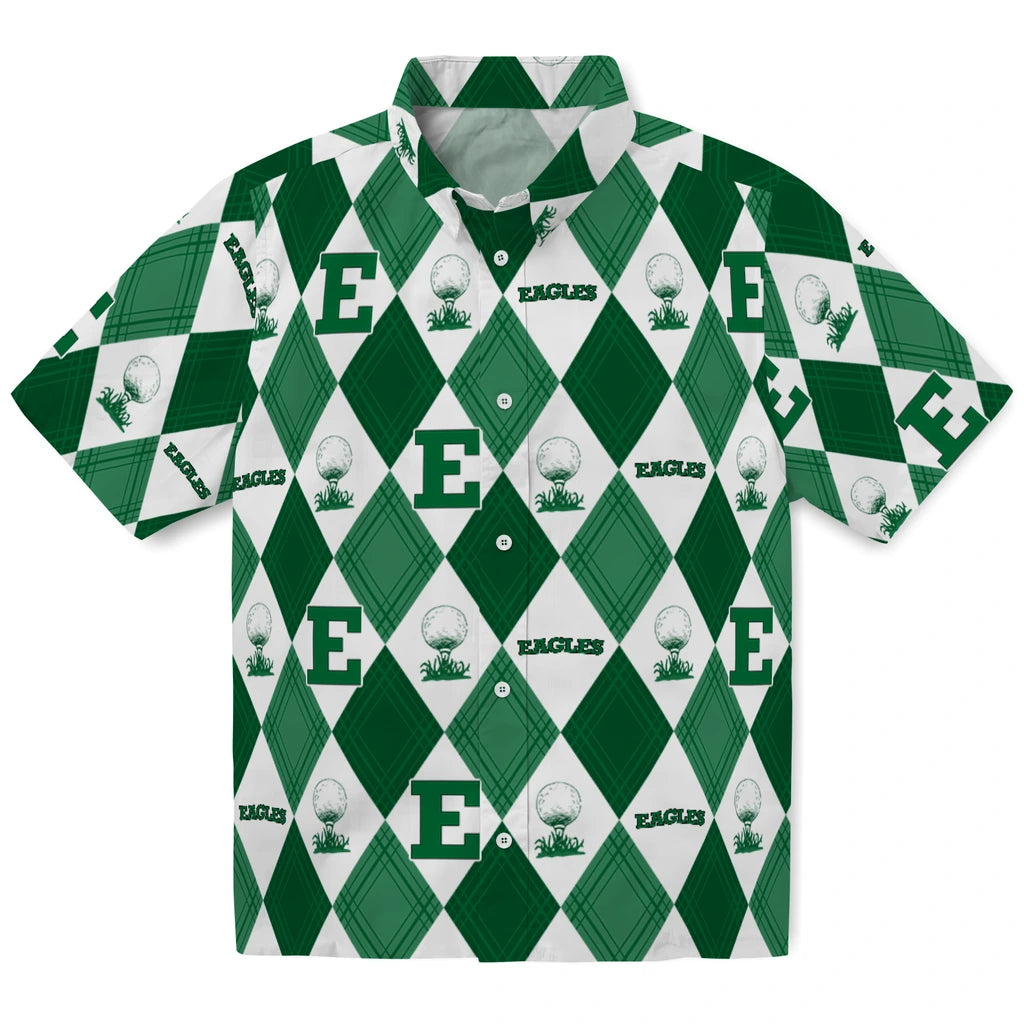 Eastern Michigan Eagles Hawaiian Shirt - Golfing Plaid | Hula Hawaiian Shirts