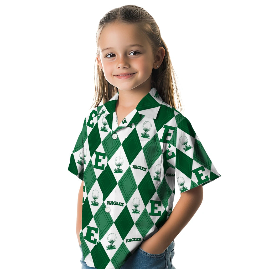 Eastern Michigan Eagles Hawaiian Shirt - Golfing Plaid | Hula Hawaiian Shirts