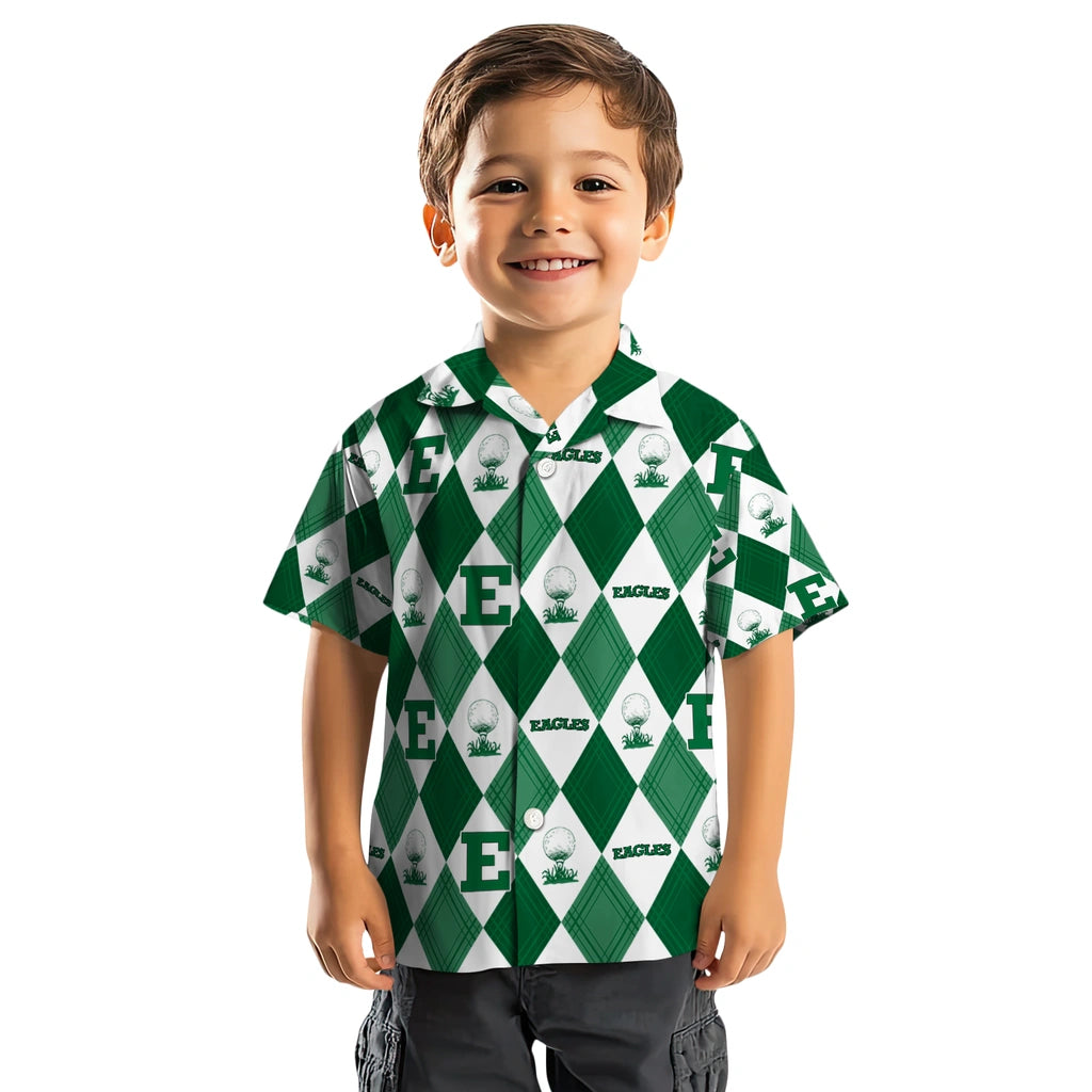 Eastern Michigan Eagles Hawaiian Shirt - Golfing Plaid | Hula Hawaiian Shirts