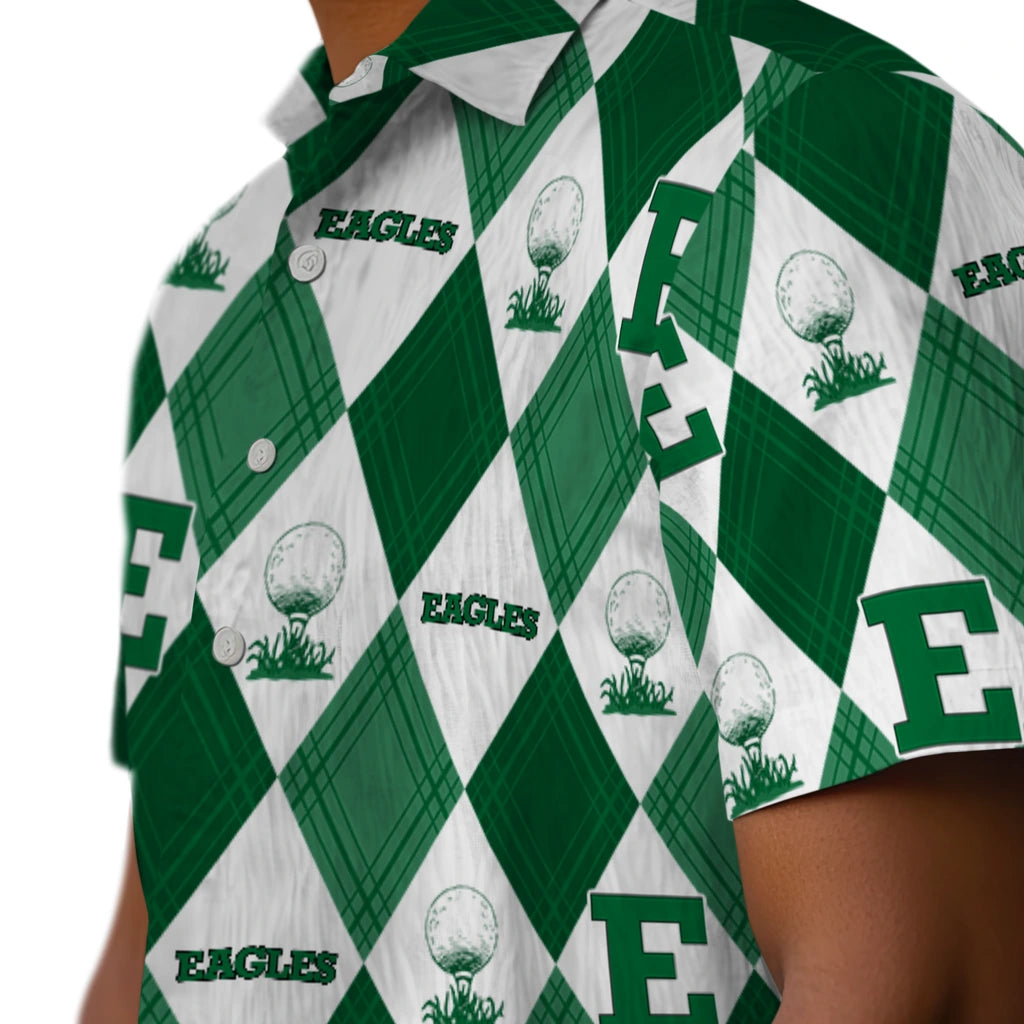 Eastern Michigan Eagles Hawaiian Shirt - Golfing Plaid | Hula Hawaiian Shirts