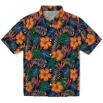 Eastern Michigan Eagles Hawaiian Shirt - Hibiscus Foliage | Hula Hawaiian Shirts